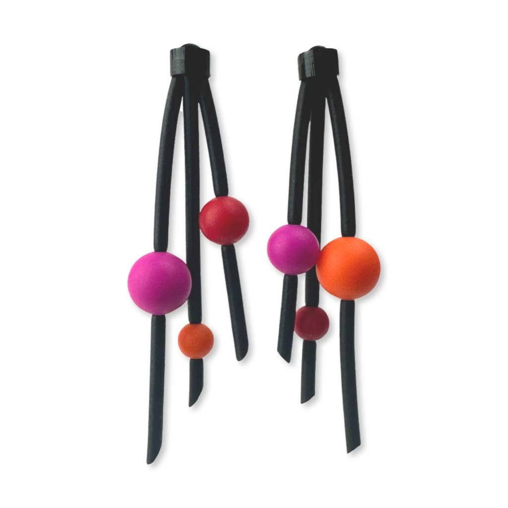 Frank Ideas - Vente Boucles d'oreilles pendantes - Boucles d'oreilles Solar System, style amusant et audacieux,7