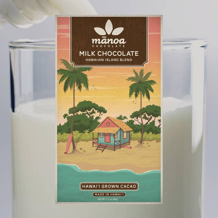 Hawaiʻi Milk Bar 50% for wholesale by Manoa Chocolate Hawaii