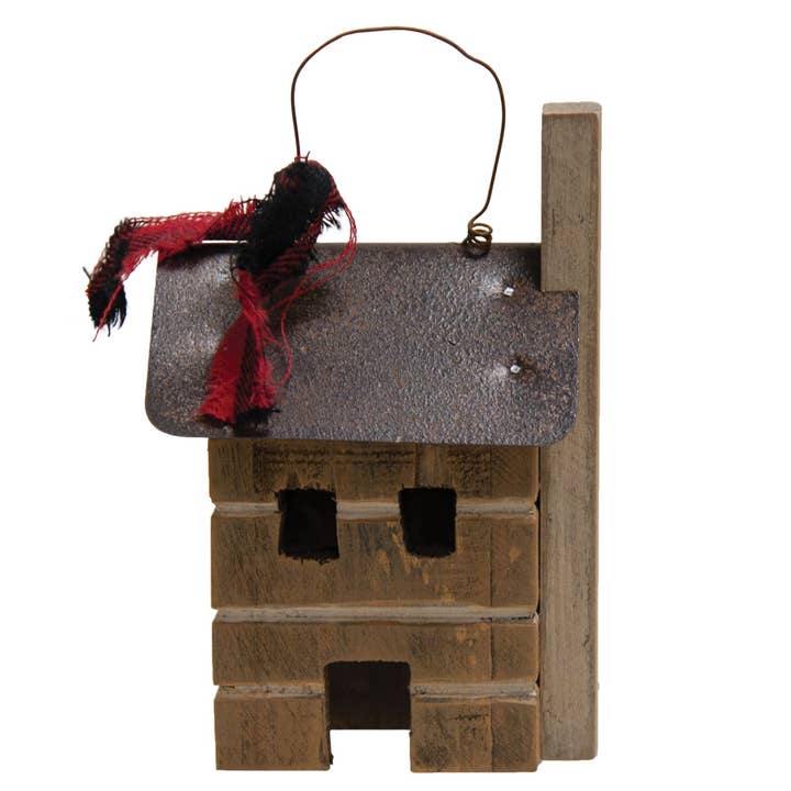 The Hearthside Collection - Wholesale Ornament - Primitive Town Cabin Ornament0