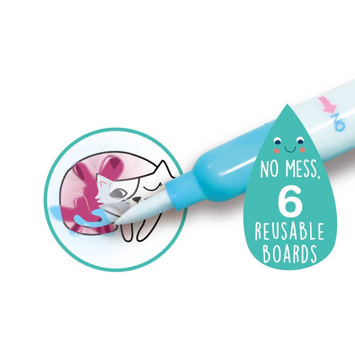 DAM - Vente Livre pour bébés et tout-petits (jusqu'à 2 ans) - Avenir - Livre magique de peinture à l'eau PRINCESS2