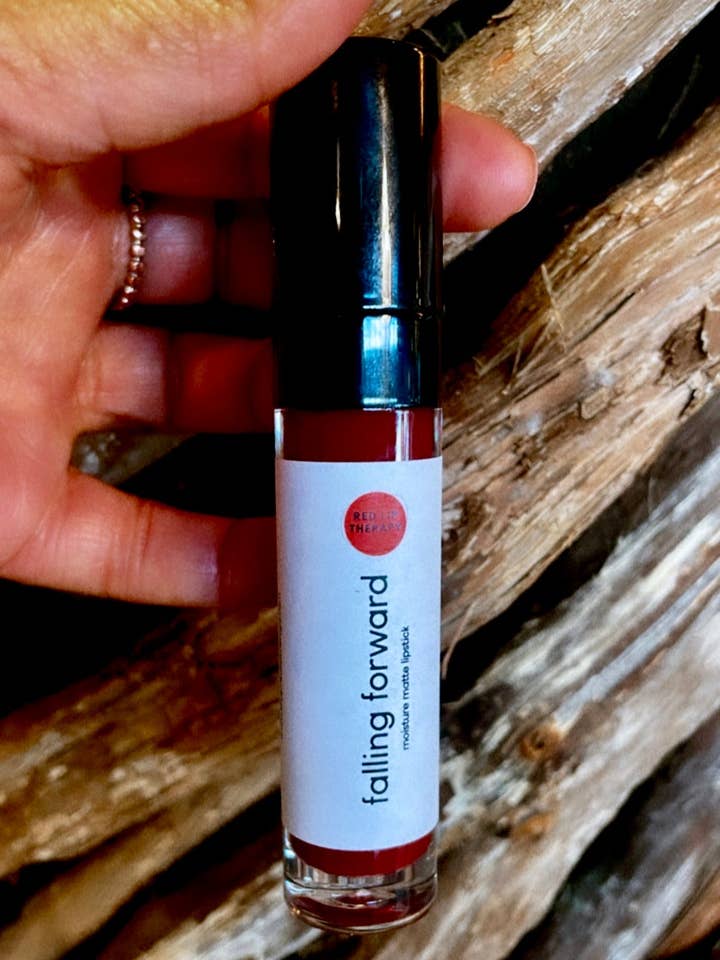Falling Forward Moisture Matte Lipstick for wholesale by Red Lip Therapy