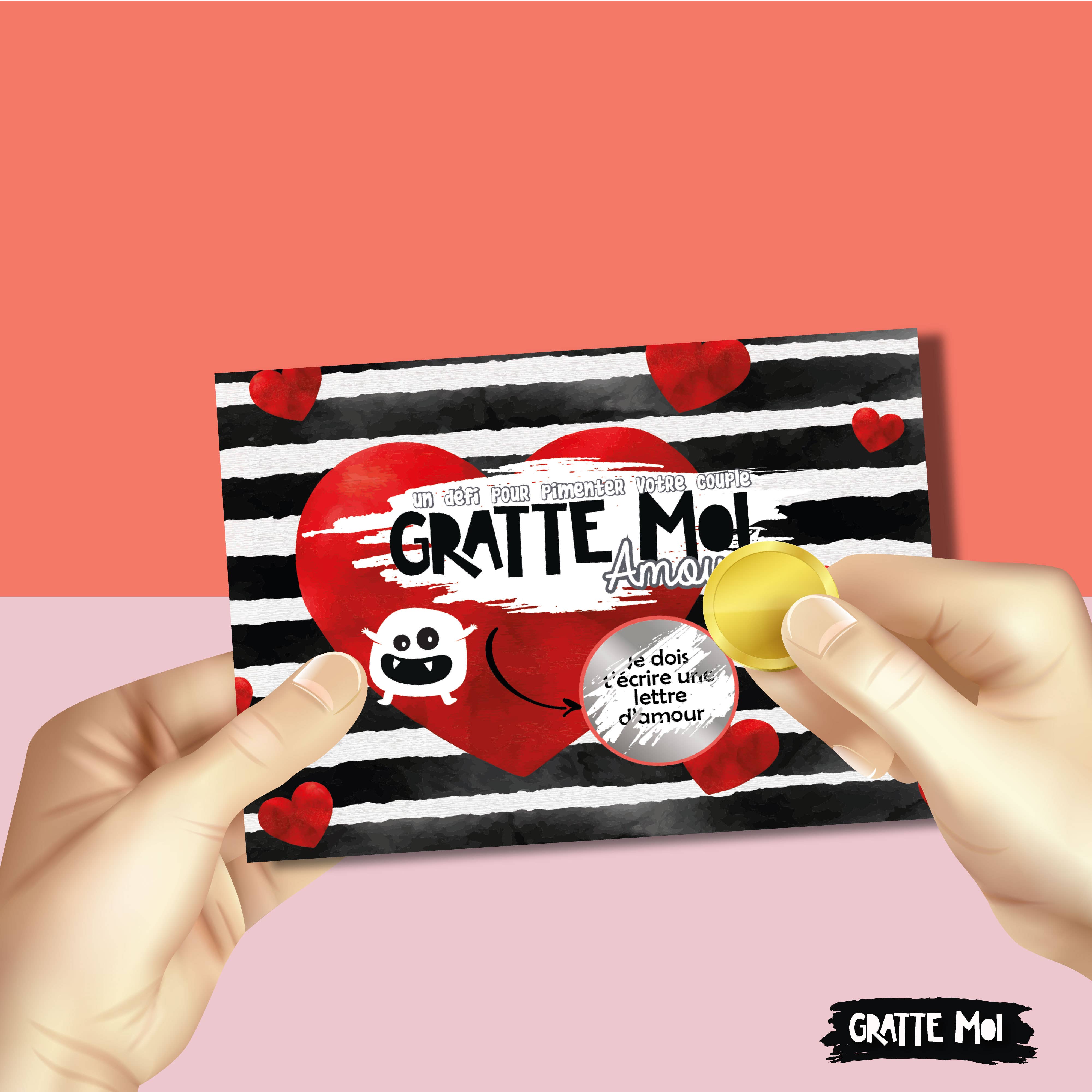 GRATTE MOI papeterie – wholesale Kortspel – Skrapspel för par – per enhet2