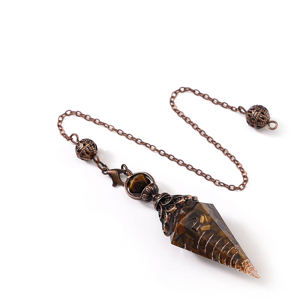 Gemcohub - Wholesale Spiritual Stone/Crystal - Hexagonal Pyramid Crystal Stone Pendulum15