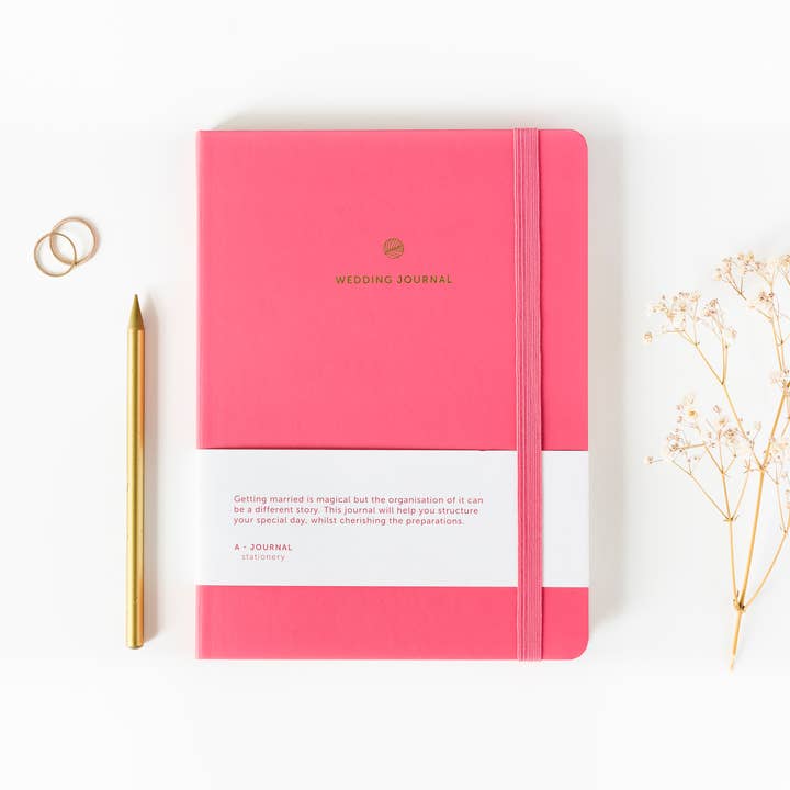 Pink Wedding Journal for wholesale on Faire1