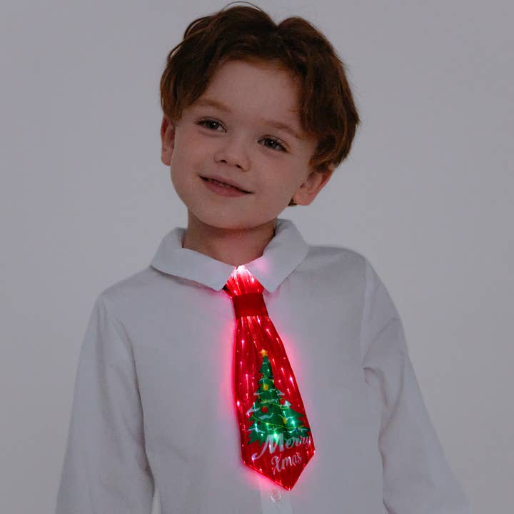 Go-Glow Christmas Light Up Necktie with Christmas Tree and other Purchase Wholesale necktie fabric. Free Returns & Net 60 Terms on Faire trending on Faire.
