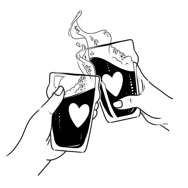 Tatouage éphémère : Cheers for wholesale by Sioou