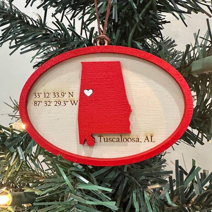 Personalisierte College-Geschenk - Universität von Alabama Ornament für den Großhandel von Gifts By Grace