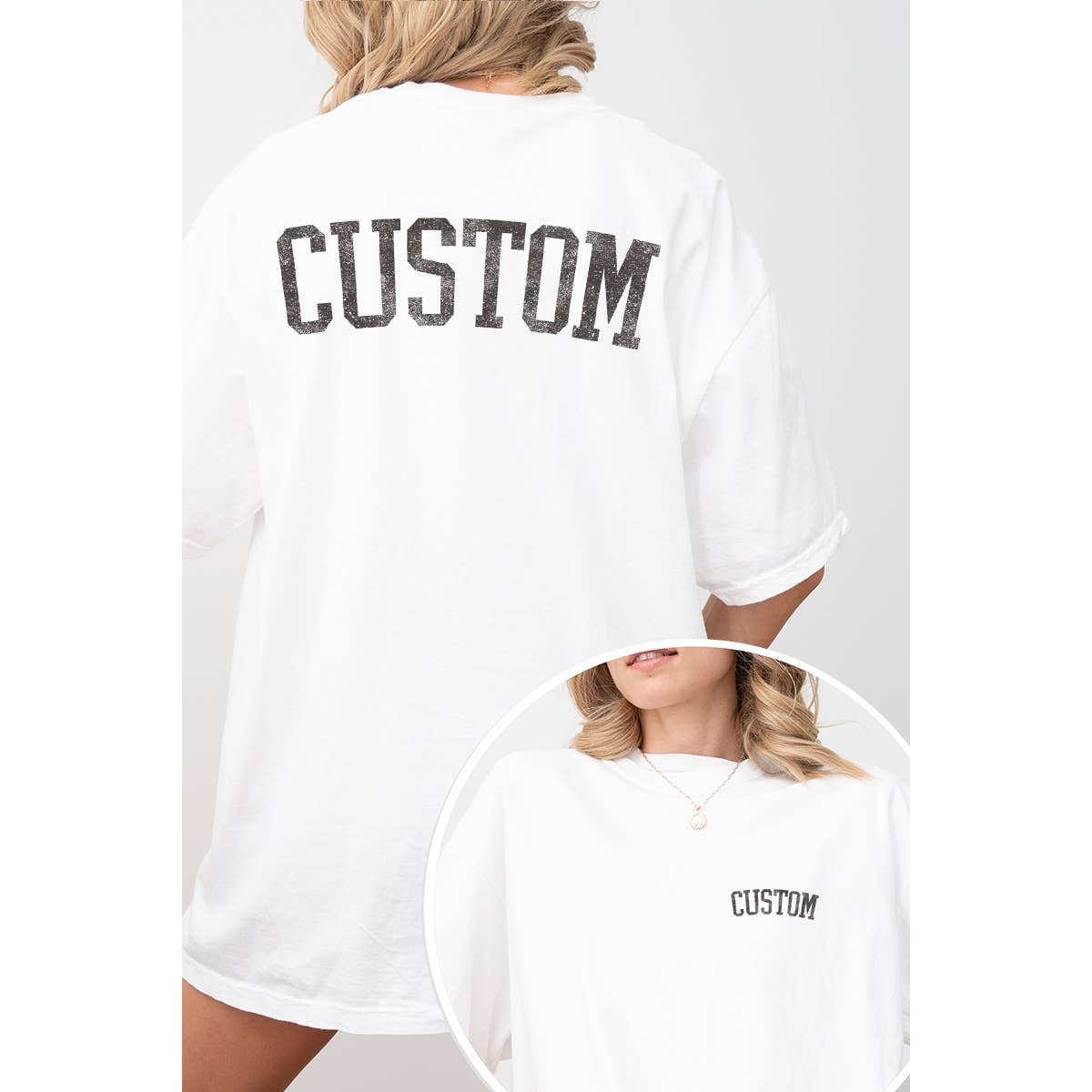 Illustrated Society - Wholesale Screen Printed T-Shirt - Women's - CUSTOM DESIGN VINTAGE GRAPHIC OVERSIZED TEE3