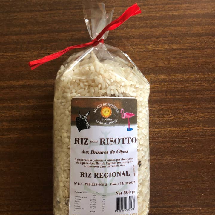 ACCENT DE PROVENCE - Wholesale Rice - RISOTTO RICE WITH BROKEN PORCINI MUSHROOMS 500GR