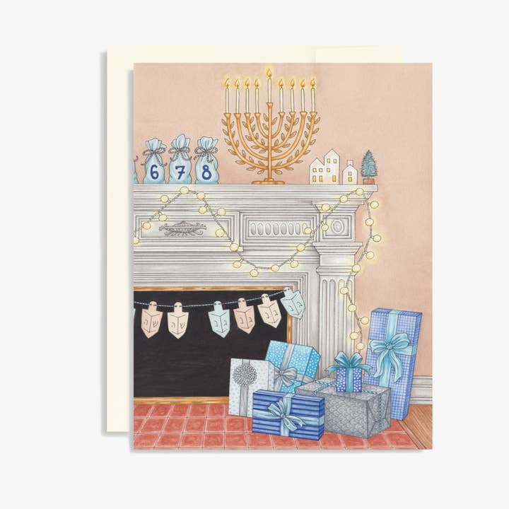 Tarjeta Hanukkah Mantel para venta al por mayor de Keepsake Studio