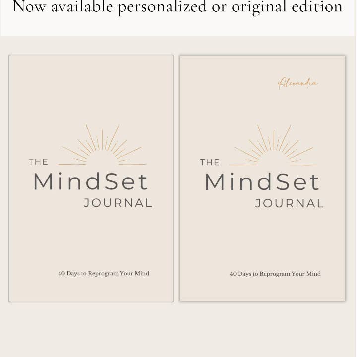 The Momentum Way – wholesale Journal/diary – The Mindset Journal: 40 Days to Rewire Your Mind for Success8