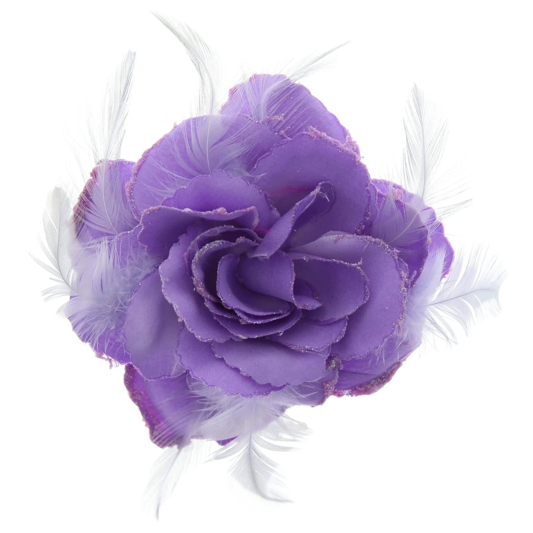 Topkids Accessories – wholesale Fascinator-hatt - Dam – Rose Flower Hair Clip Hårband Blommig Corsage Fascinator Hårband Aligator Näbbgrepp för kvinnor och flickor Bröllop Prom Party Särskilda tillfällen12