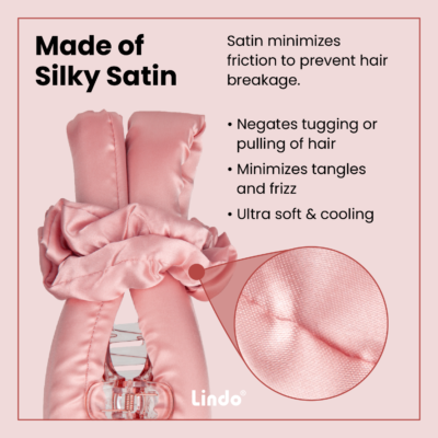 Lindo - Wholesale Hair Curlers - Lindo Satin Heatless Hair Curler6