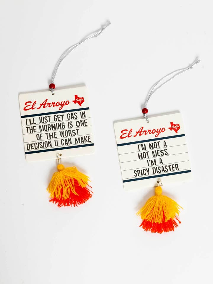 Ambientador de Carro Marquee (Pack de 2) - Desastre Picante por atacado de El Arroyo