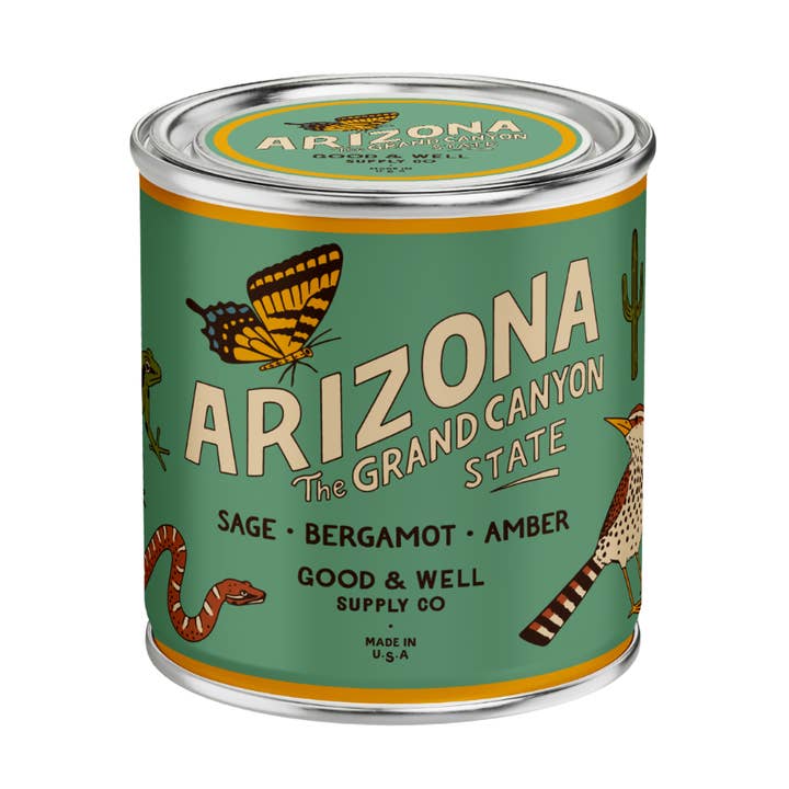Good & Well Supply Co. – Vela em jarro/copo por atacado – Vela de Soja do Estado do Arizona0