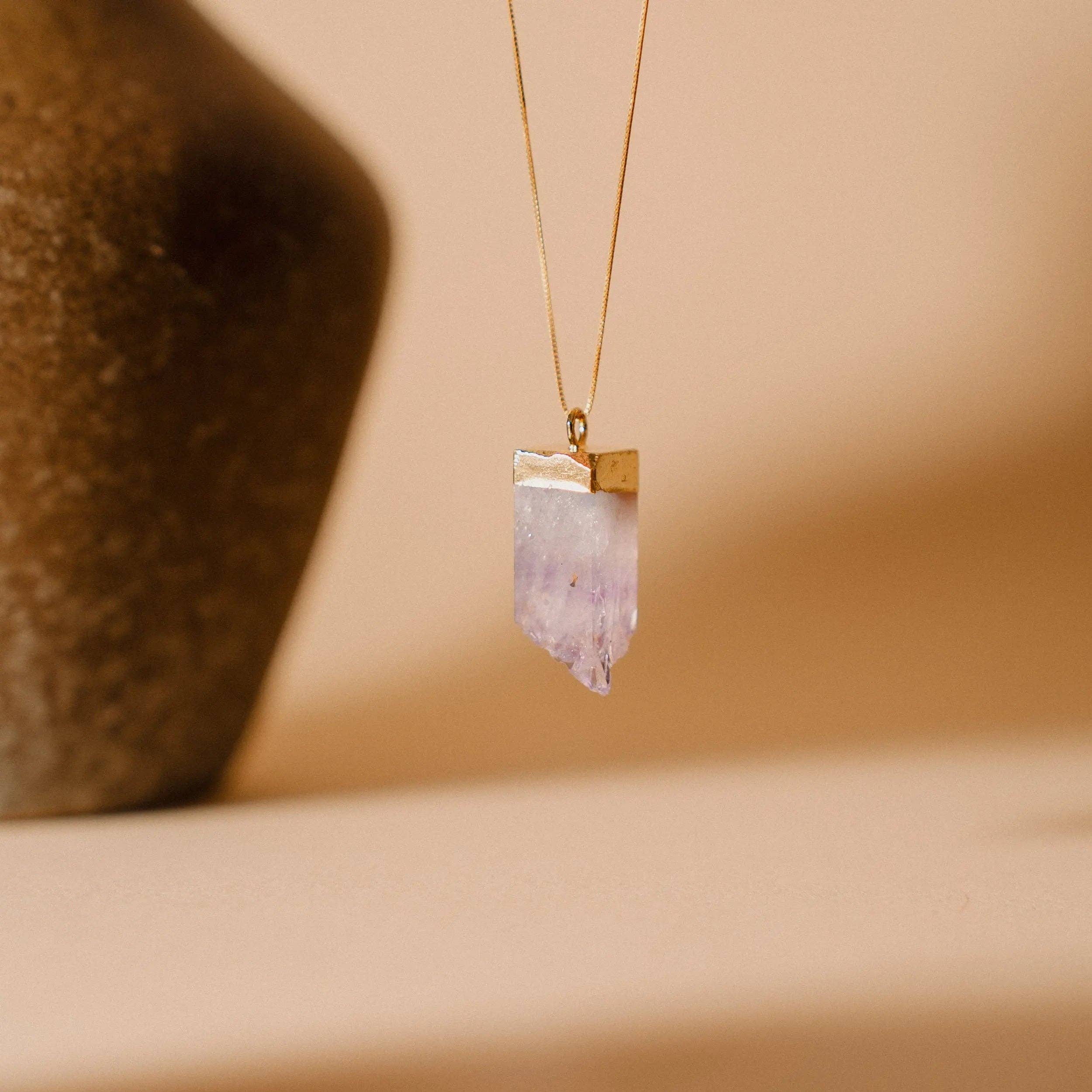 PHOEBE´S - Vente Colliers à pendentif - Collier avec pierre de naissance, collier en cristal, cadeau en pierre précieuse6