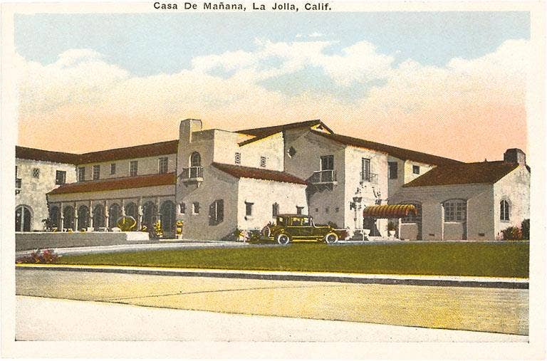 Found Image Press - Wholesale Art Print - Art Print SD-267 Casa de Manana, La Jolla, California0