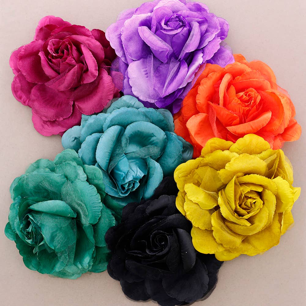 Sonata - Vendita all'ingrosso Spille - Spilla a forma di fiore in tessuto 16 cm7