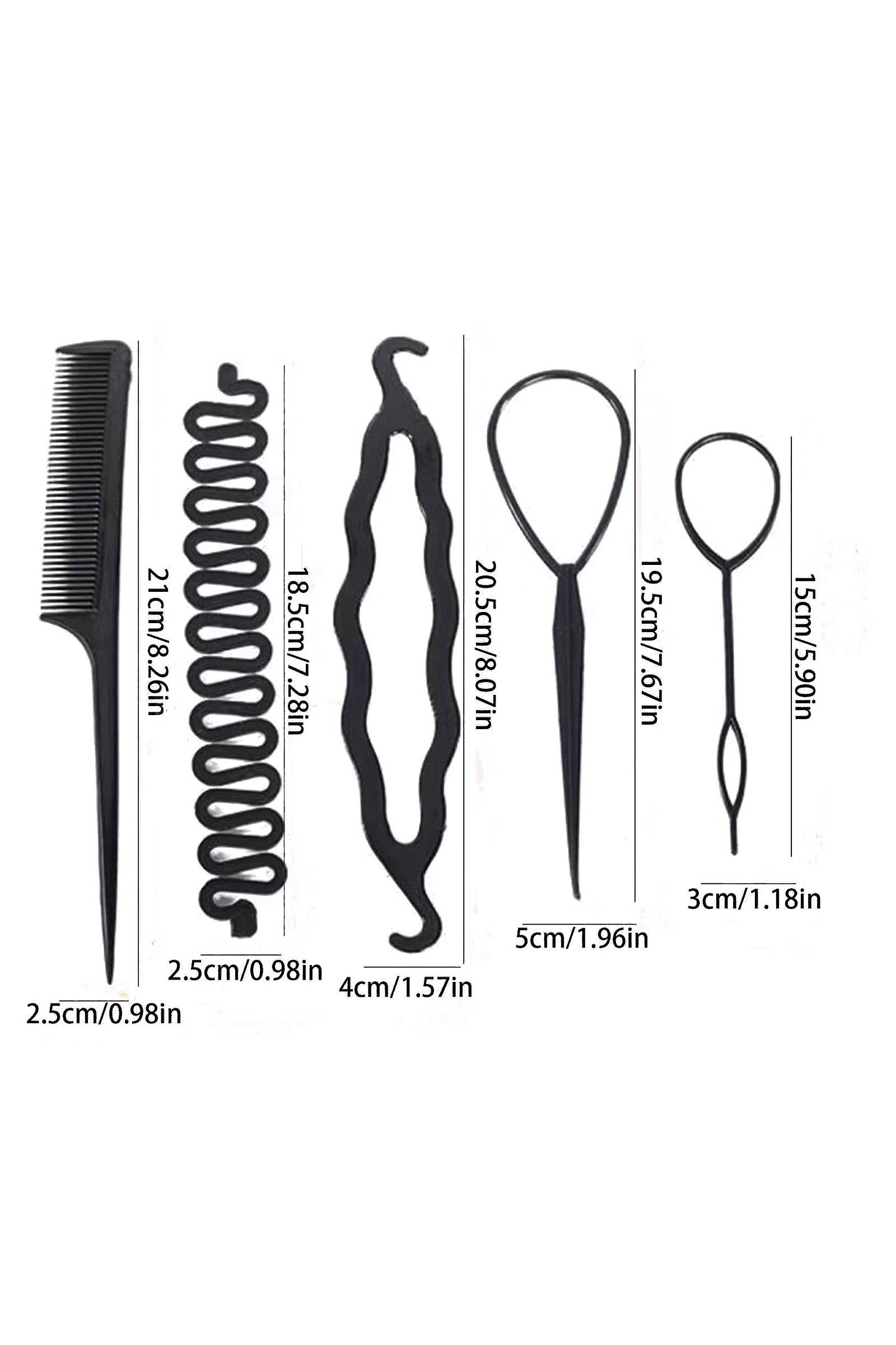 SÅSOM VISAS 5-delars DIY-set för hårflätning och stylingverktyg för wholesale på Faire1