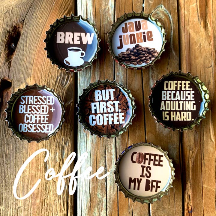 Kate's Magnets - Wholesale Magnet - Coffee Magnets - handmade & eco-friendly