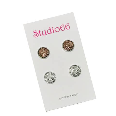 Mini-Snaps - 12mm - Silver and Gold Minis - Snap Jewelry for wholesale by Say It in A Snap Jewelry