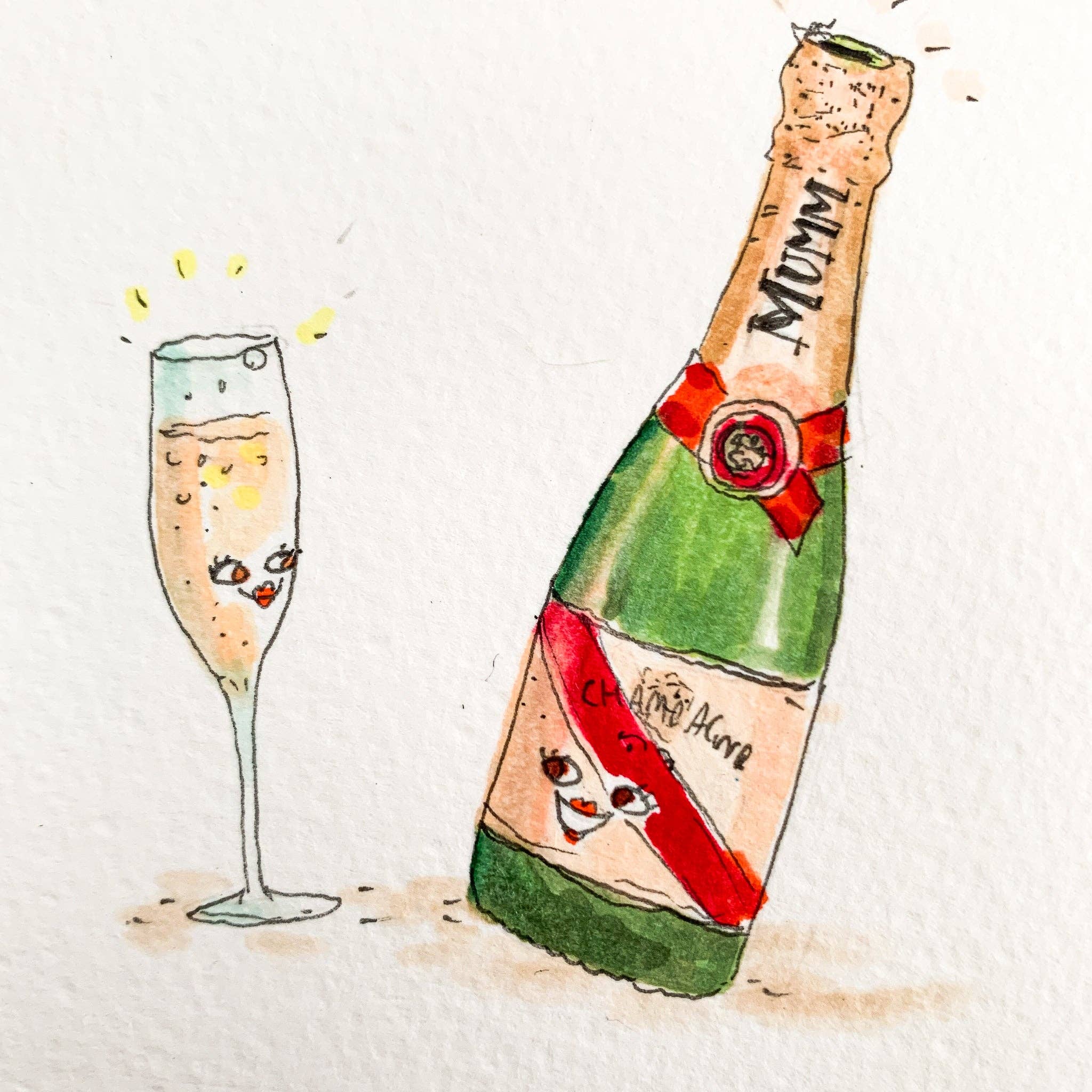 Well Drawn - Vente Carte pour la fête des Mères - Hommage à une maman pétillante5