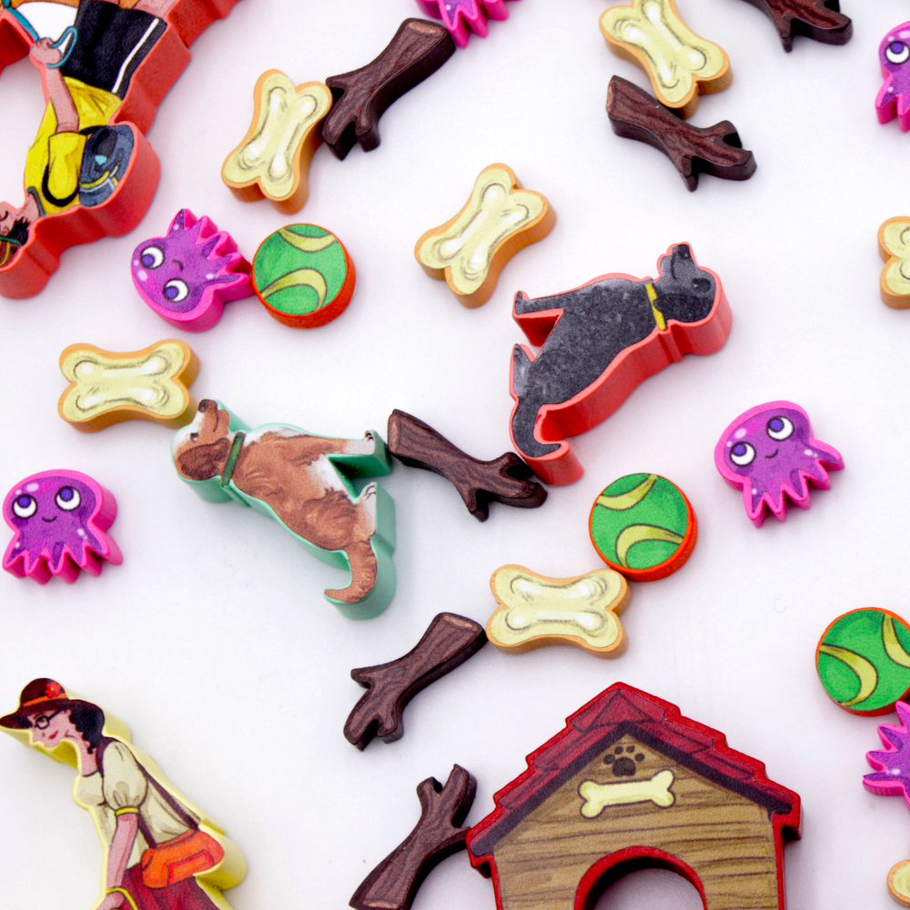 Meeple Stickers - Wholesale Board Game - Dog Park Sticker Set10