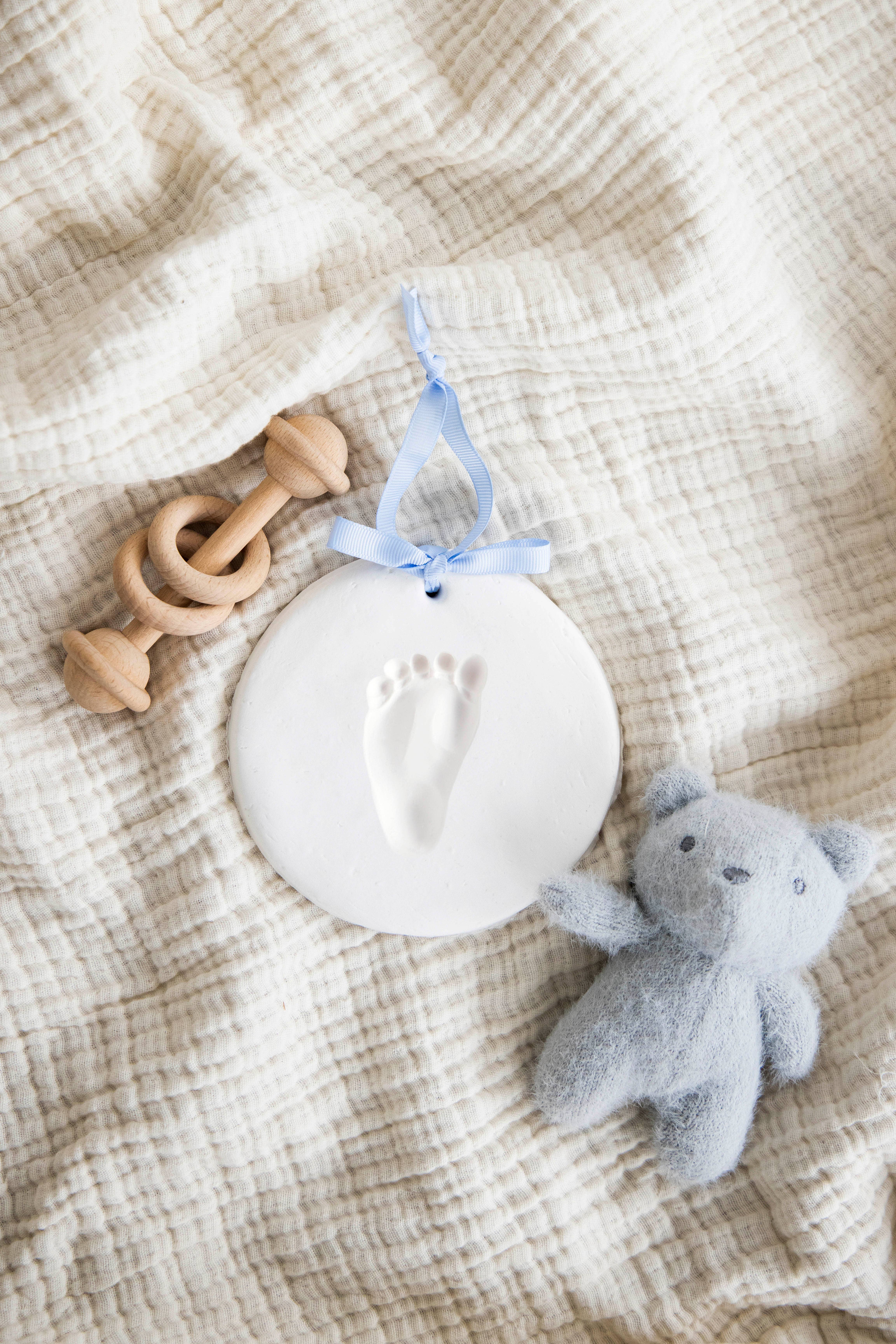 Pearhead - Wholesale Hand & Footprint Kit - Kids & Baby - Baby Handprint or Footprint Keepsake Hanging Ornament, White9