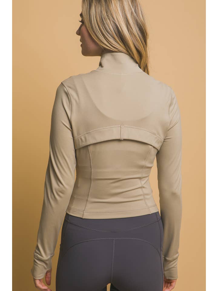 Peace Love Line - Wholesale Athletic jacket – Women′s - PL1735 - ACTIVE LONG SLEEVE ZIP UP PERFORMANCE JACKET TOP26