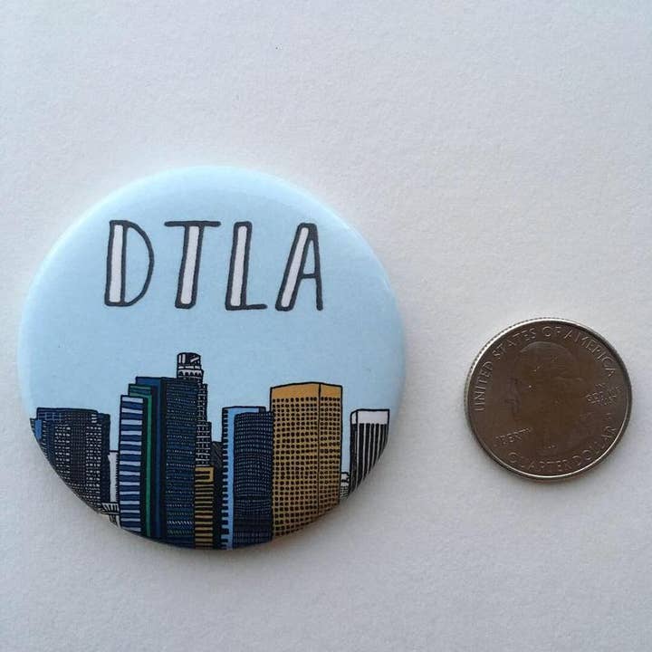 Made by Nilina - Vente Aimants - Downtown LA Magnet - Los Angeles CA California DTLA Souvenir1