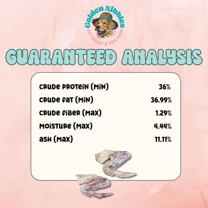 Golden Nibbles - Wholesale Pet Treats - Dog - Duck Wing - Freeze-Dried Treat/Chew for Dogs4