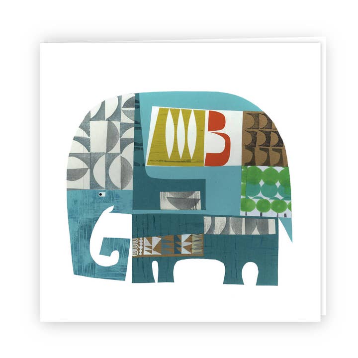 ædle elefant lykønskningskort for engroshandel hos Clare Youngs