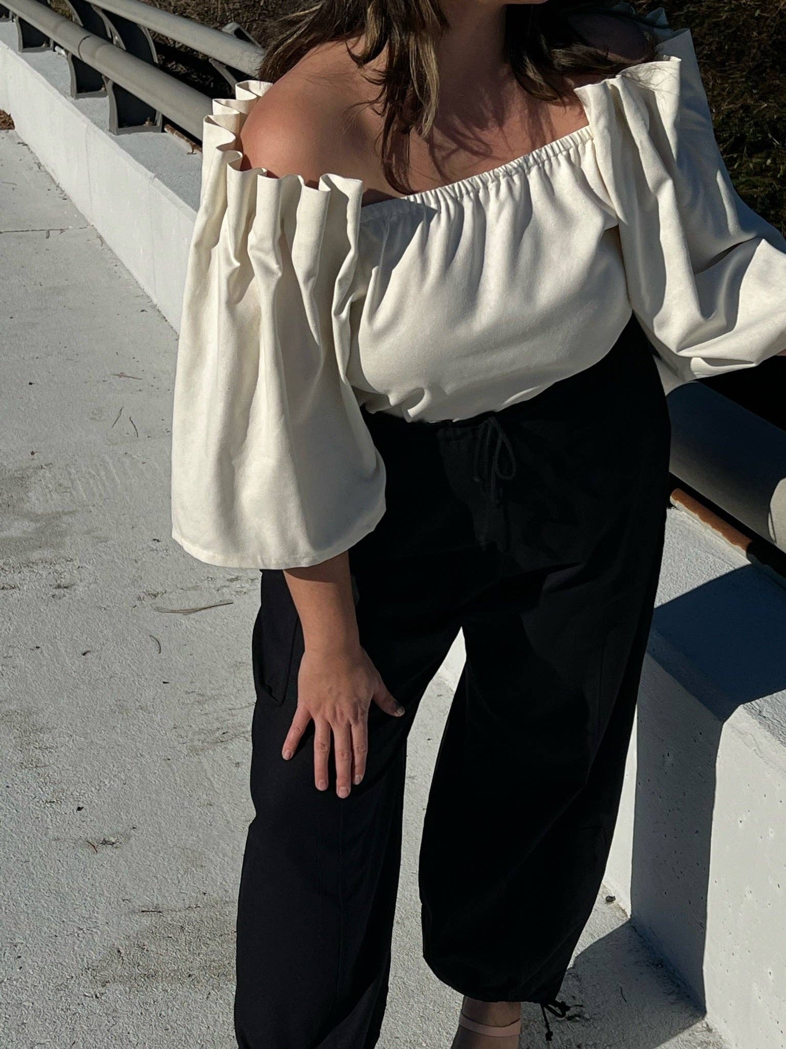 Na Nin - Vente Pantalon – femme - Pantalon cargo en toile de soie Cooper10