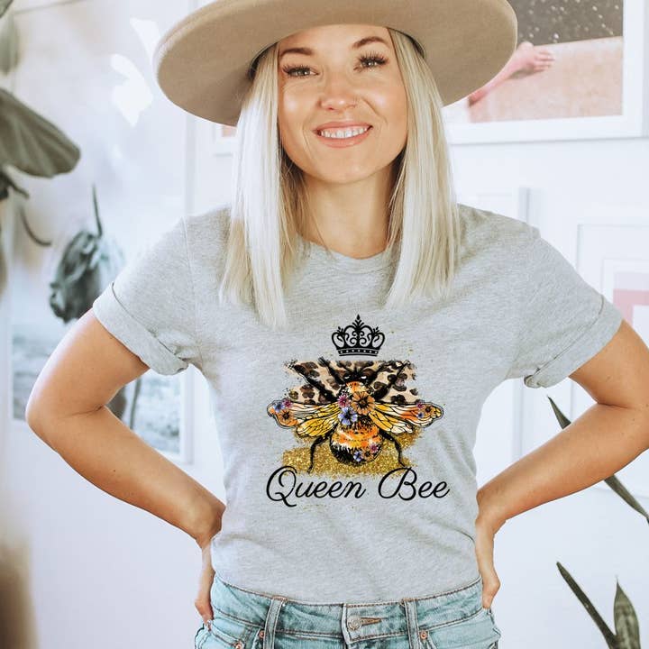 Queen Bee T-shirt | Graphic Tee for wholesale by KM Clothing