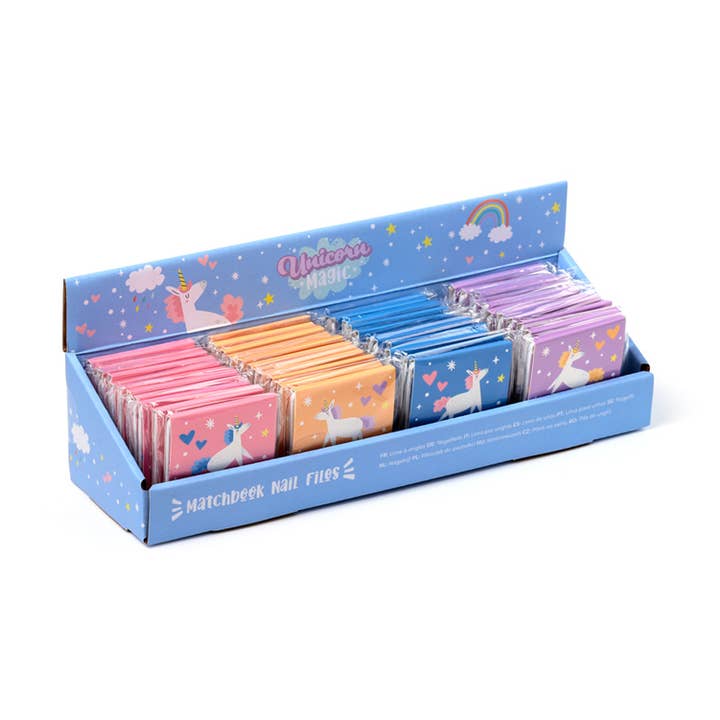 Lima de uñas Unicorn Magic Matchbook para venta al por mayor de Puckator Ltd