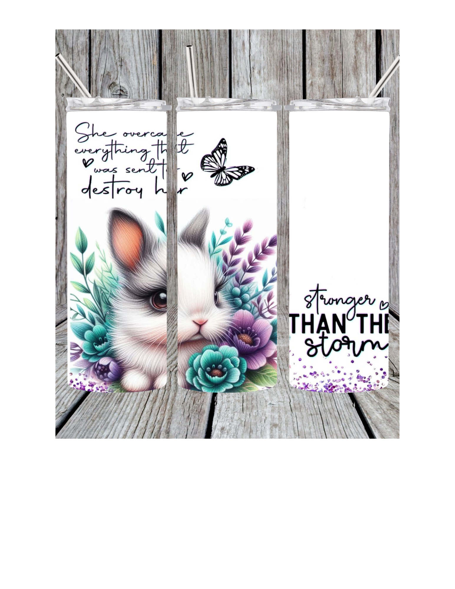 Eclectic Wallflower Boutique - Wholesale Insulated Mug/Tumbler - Stronger than storm tumbler0