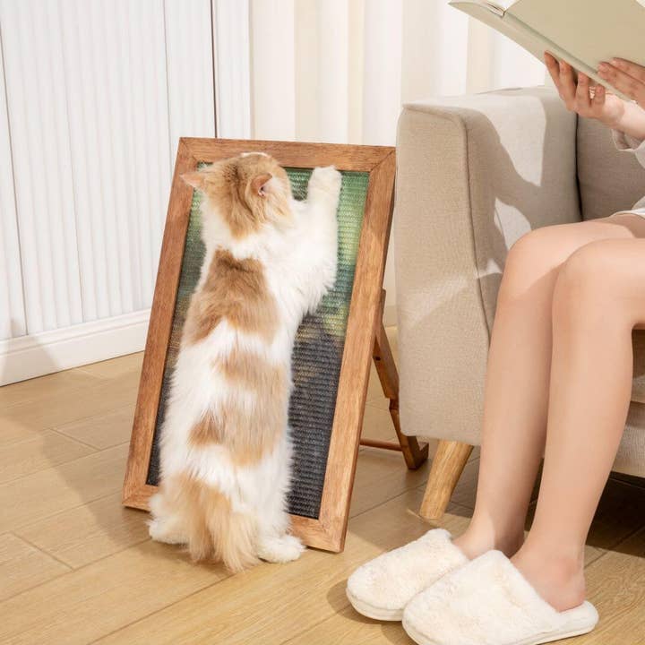 Brown Oak The Ultimate Art Scratcher for wholesale on Faire22