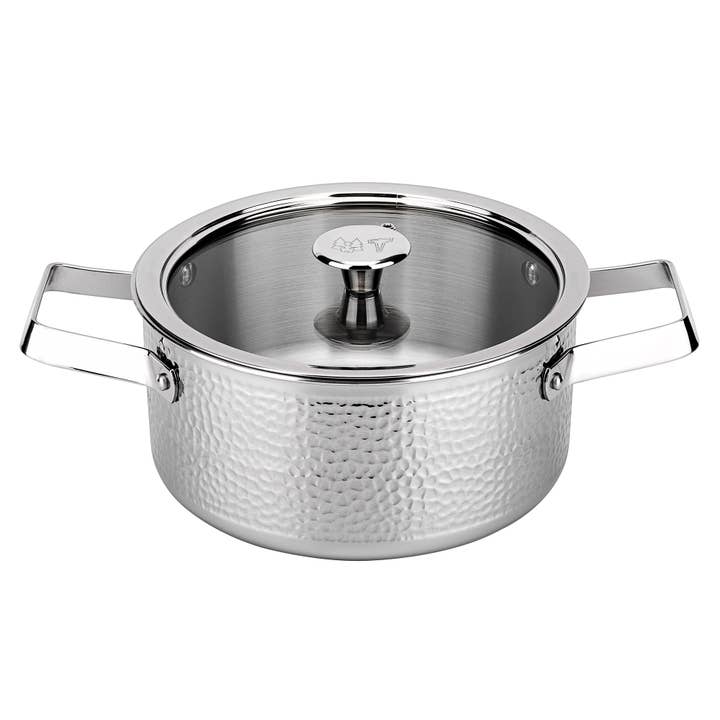 KROMA. BARK.2 Casserole 2.8 L – Polished Stainless Steel for wholesale by Vargen & Thor