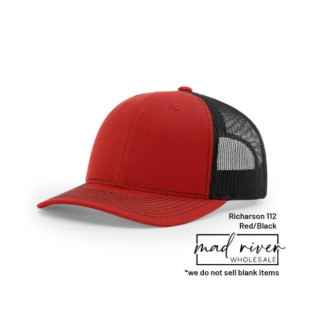 Mad River – Engroshandel Trucker hat - Unisex – Lædertræ Patch Hat med Tilpasset Tekst - R112 Trucker27