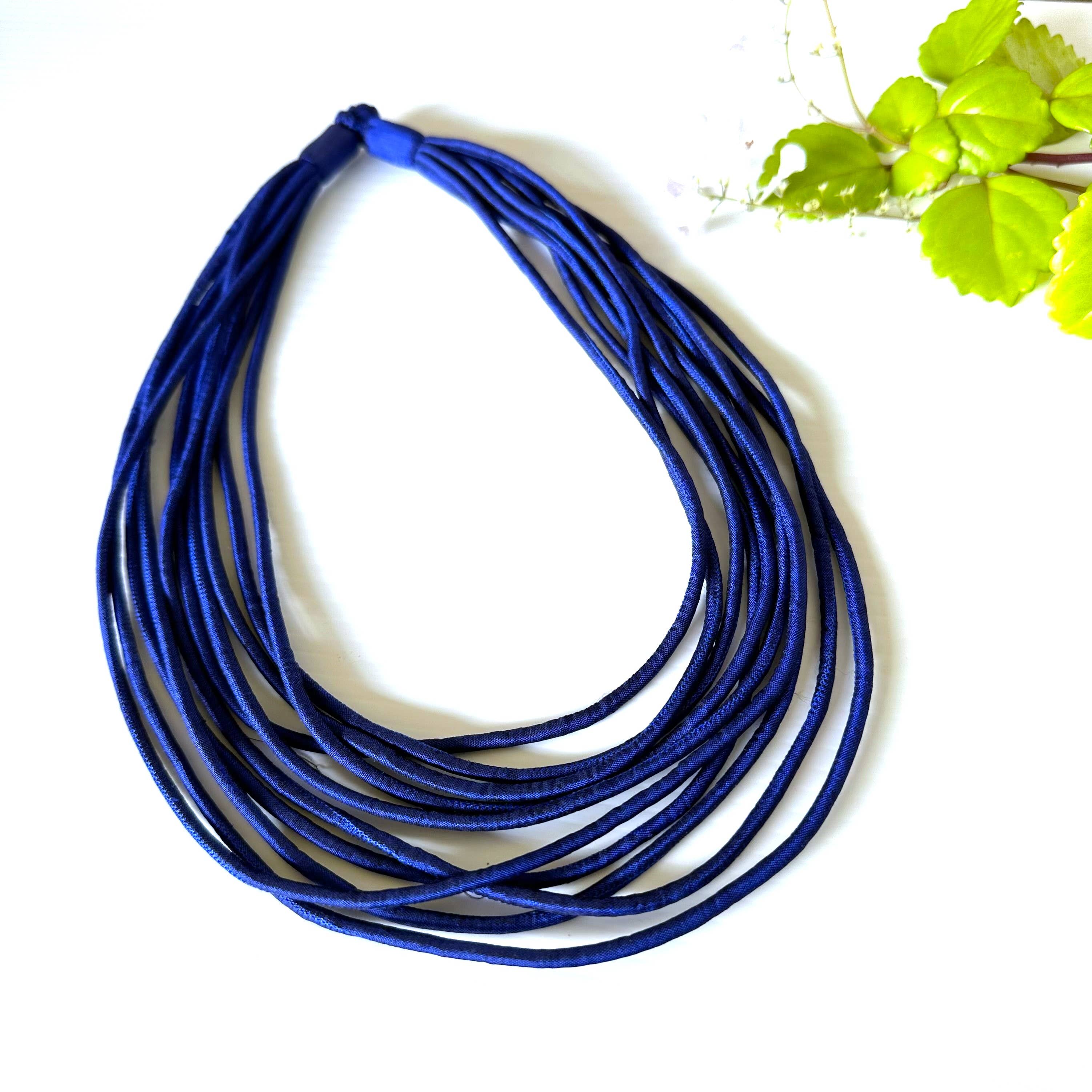 Sophie Silks - Wholesale Woven Necklace - Multi Strands Boho Necklace18