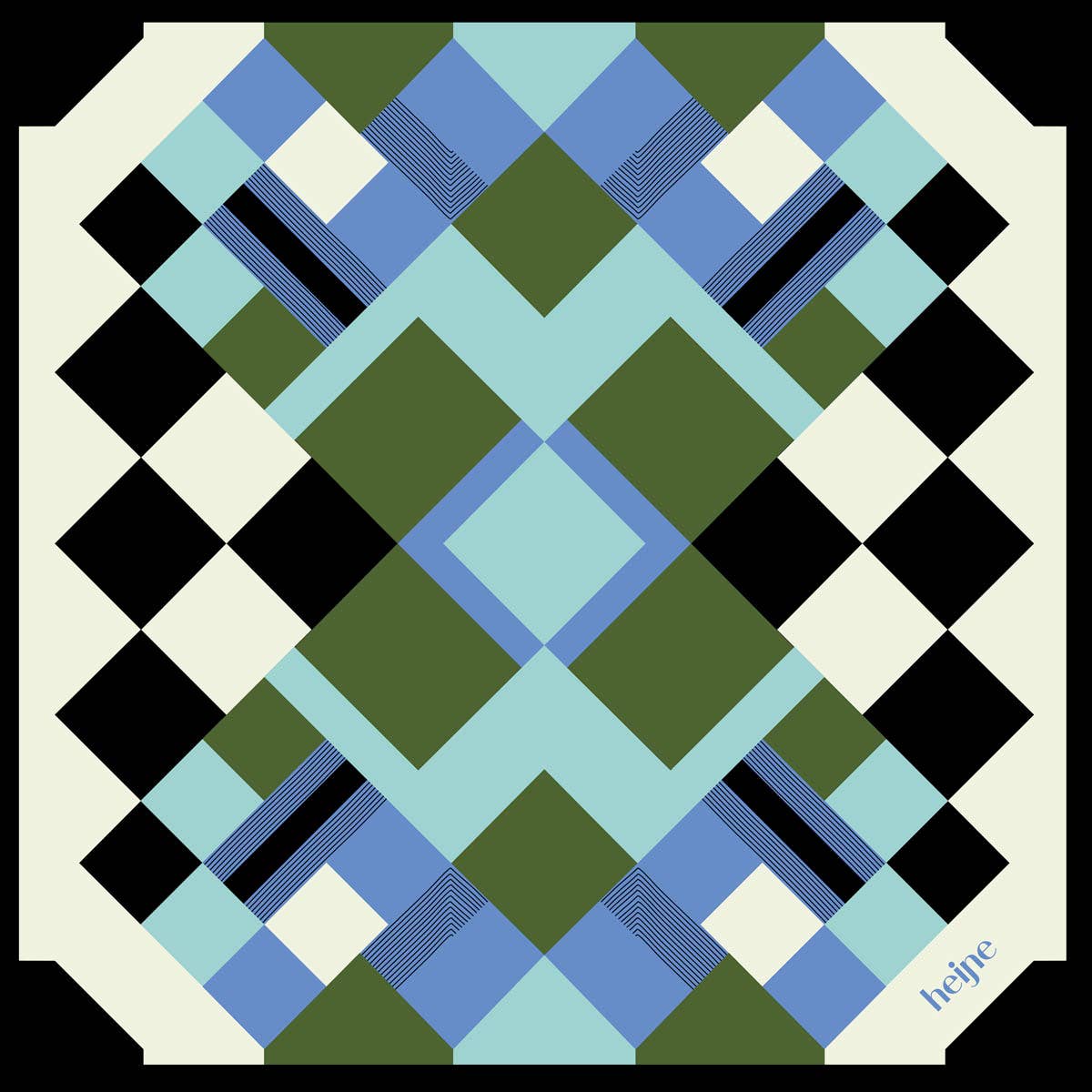 Studio Heijne – wholesale Scarf – Women's – Silk Scarf Squares4