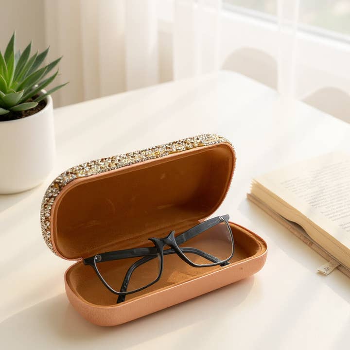 Eye Glass Bling Case for wholesale by Queens Designs