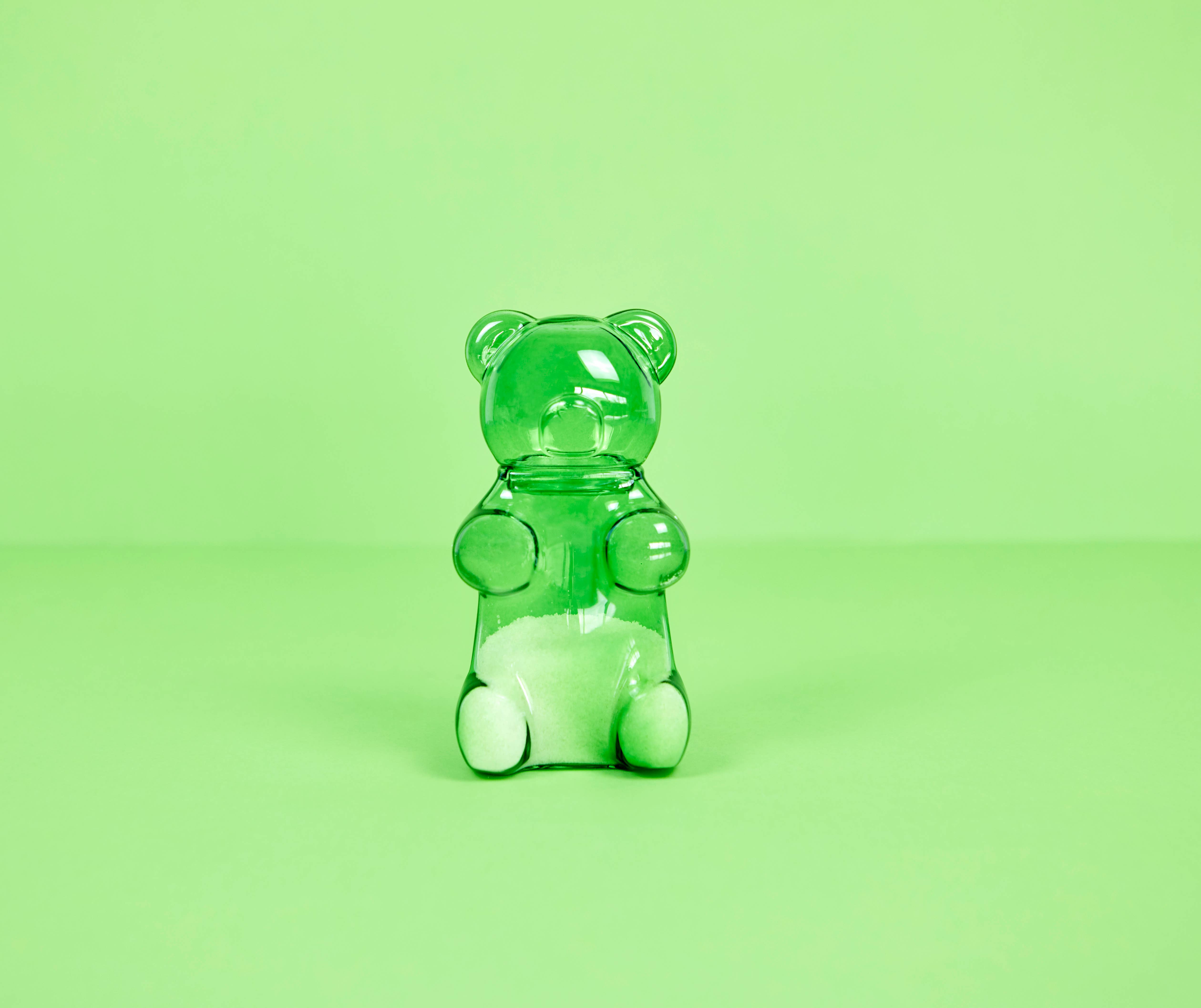 Balvi - Wholesale Jar - Sugar bowl, Yummy Bear, green, 250 ml, glass5