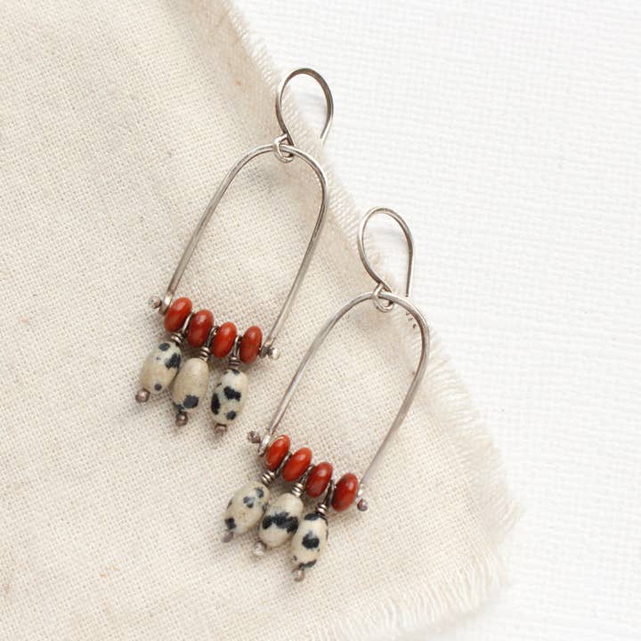Pinned Moab Arch Earrings for wholesale by Sarah DeAngelo
