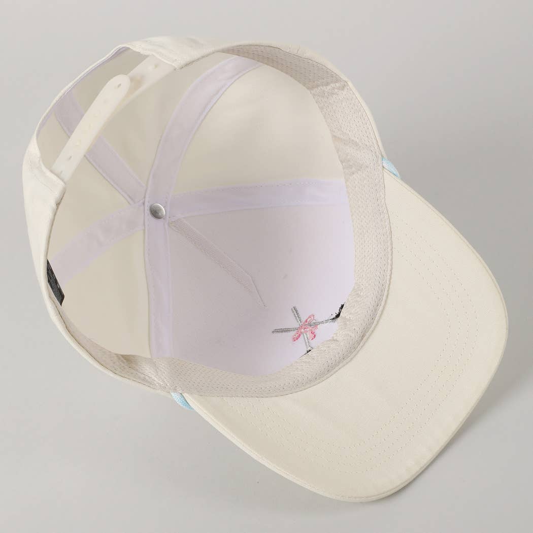 Fashion City – Engroshandel Trucker hat - Unisex – Fashion City kasket med golfkøller og broderet sløjfe5