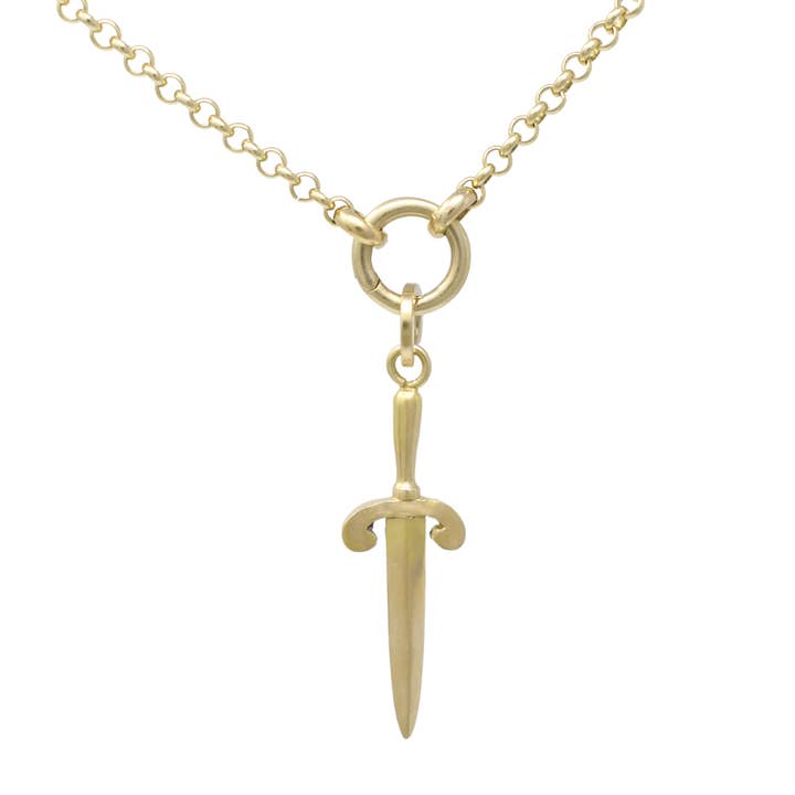 Parrying Dagger Pendant Charm for wholesale by Morgaine Faye