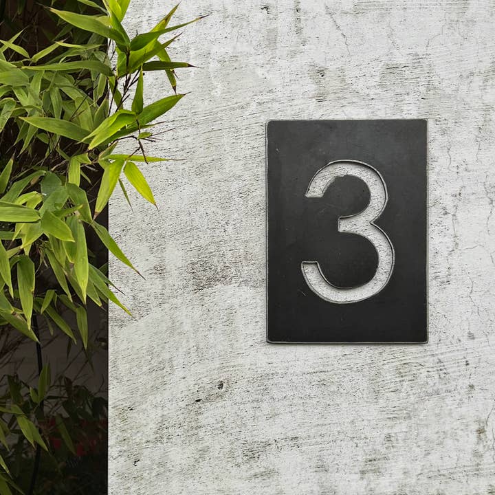 Free House - Wholesale Sign - steel address plates1