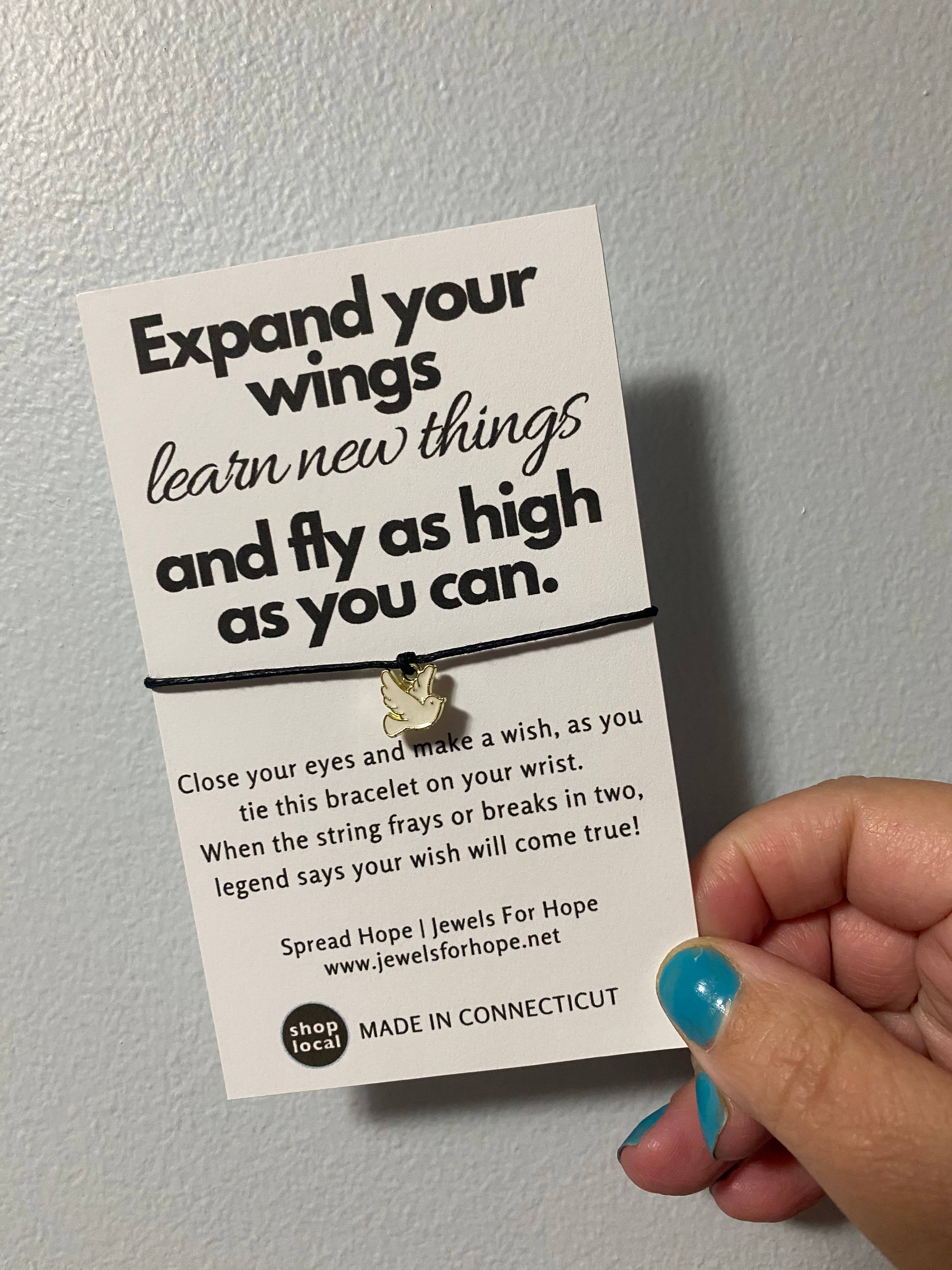 Jewels For Hope - Wholesale Charm/Dangle Bracelet - Bird Wish Bracelet - Small Gift For Her, Charm Jewelry5