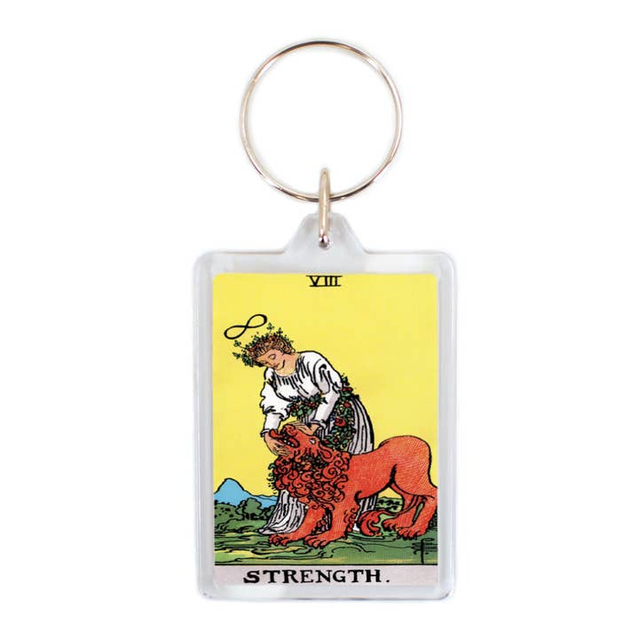 Lucky Mfg. Co. - Vendita all'ingrosso Portachiavi - Unisex - Portachiavi Strength Tarot Card