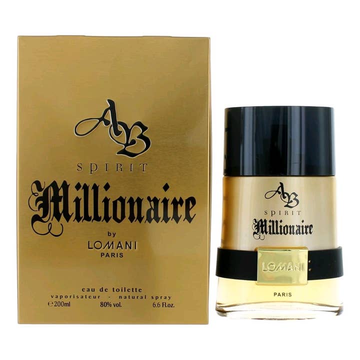 AB Spirit Millionaire af Lomani, 195 ml EDT Spray til mænd for engroshandel hos Myco Essentials, LLC
